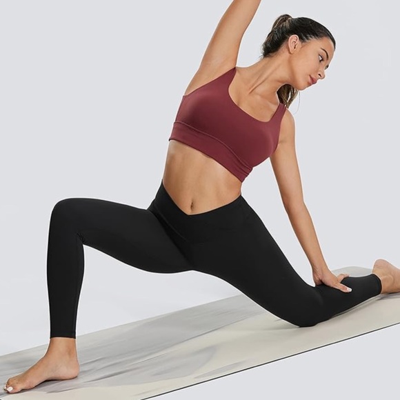 CRZ YOGA Pants - CRZ YOGA Womens Butterluxe Cross Waist Workout Leggings 25"